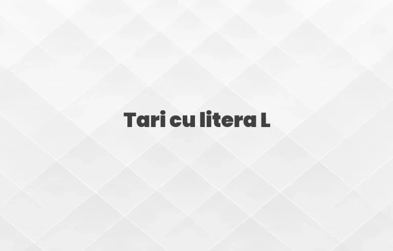 tari cu litera l