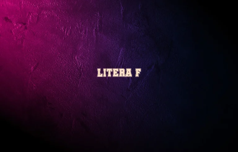 litera f