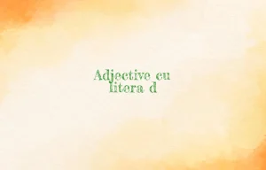 adjective cu d