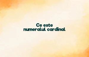 ce este numeralul cardinal