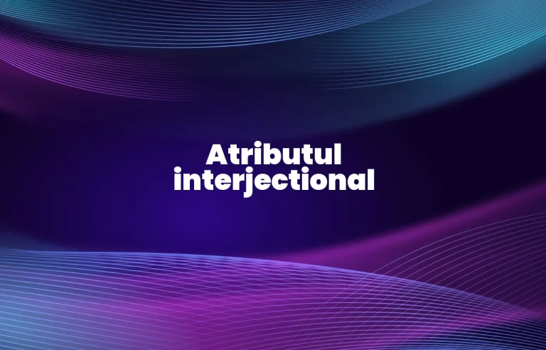 atribut interjectional