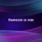 propozitii cu unde