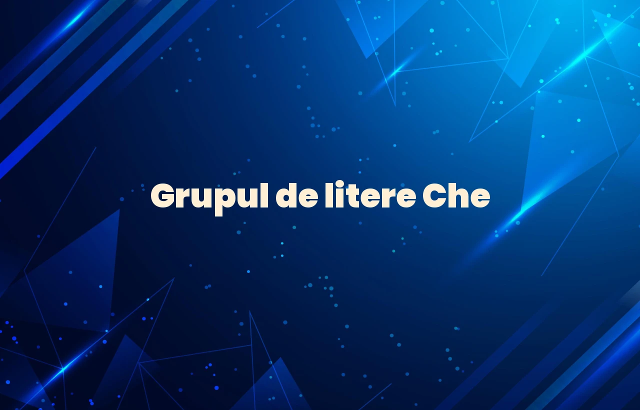 grupul de litere che