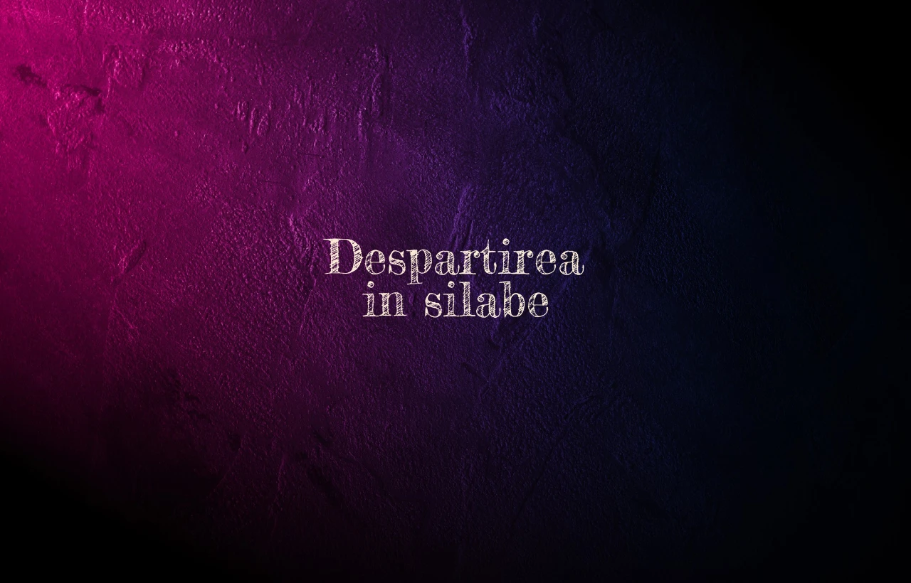 despartirea in silabe